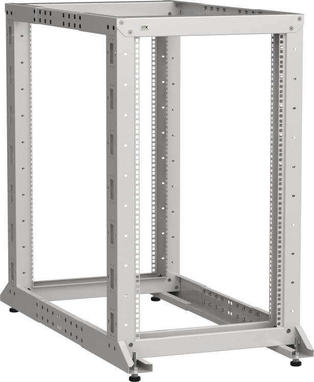 Шкафы и стойки телекоммуникационные 19 itk linea f стойка 2-рамная 37u 600х600-1000мм серая | lf35-37u61-2gm | itk купить в Эфир Электро