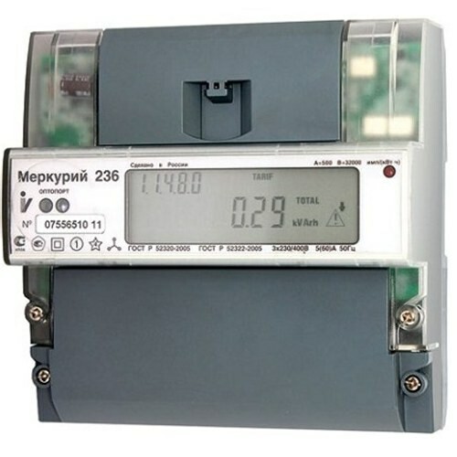 Счетчики электрические счетчик меркурий 236 art-02 pqrs 5-100a/400в (мнтар.) жки (din) купить в Эфир Электро
