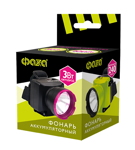 Фонари фонарь прожекторный accufh7-l3w-bk (черн.) | 2857644 | фаzа купит в Эфир Электро