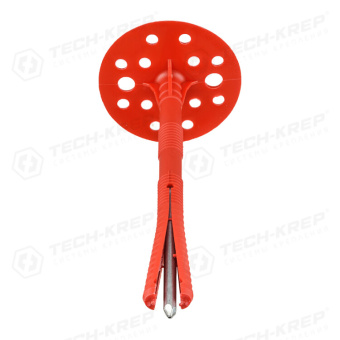 1Крепёж дюбель для теплоизоляции с мет. гвоздём (izm) 10х160 (500 шт) - накл. ( 18,66 кг) | 124880 | tech-krep выгодная цена
