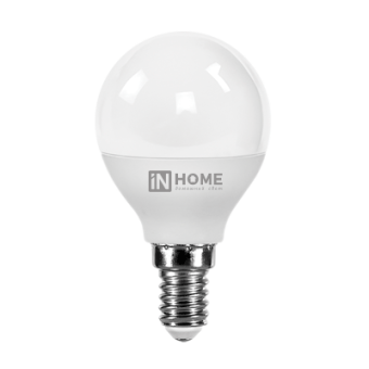 1Лампы (источники света) лампа светодиодная led-шар-vc 6вт 230в е14 3000к 540лм | 4690612020501 | in home выгодная цена