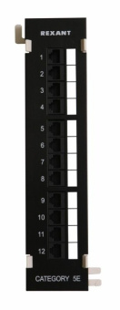 1Патч-панели патч-панель настенная, 12 портов rj-45, категория 5е | 04-0020 | rexant выгодная цена