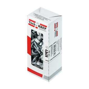 1Крепёж саморез кр св. 4,8х28 ral-9003 (ярко-белый) (60 шт) - коробка с окном ( 0,327 кг) | 124643 | tech-krep выгодная цена