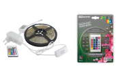 Ленты светодиодные комплект светодиодной ленты smd5050-30 led/м-12 в-7,2 вт/м-ip20-rgb (5 м), 24 вт, ir-контроллер  | sq0331-0226 | tdm выгодная цена