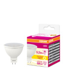 Лампы (источники света) лампа светодиодная led star mr16 5, 110°, 220-240 вольт, gu5, 3 lsmr1660110 5, 2w/830230vgu5.310x1ru | 4058075129122 | osram выгодная цена
