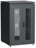 Шкафы и стойки телекоммуникационные 19 linea n 24u 800х800мм распашн. перф. дв. задн. перф. чер | ln05-24u88-2pp | itk выгодная цена