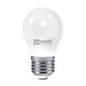 Лампы (источники света) лампа светодиодная led-шар-vc 6вт 230в е27 4000к 540лм | 4690612020532 | in home выгодная цена