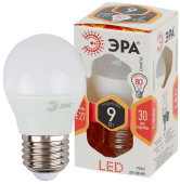 Лампы (источники света) лампа светодиодная led p45-9w-827-e27 | б0029043 | эра выгодная цена