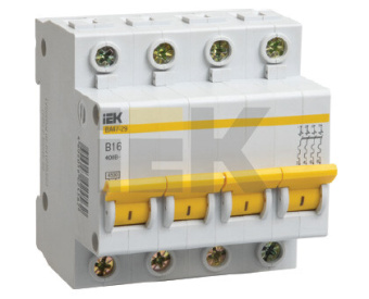 1Модульное оборудование (выключатели, УЗО, АВДТ,  УЗДП) выключатель автоматический четырехполюсный ва47-29 32а b 4,5ка | mva20-4-032-b | iek выгодная цена