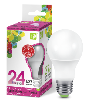 1Лампы (источники света) лампа светодиодная led-a65-standard 24вт 230в е27 6500к 2160лм | 4690612014289 | asd выгодная цена