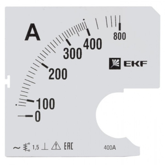 1Измерительное оборудование шкала сменная для a961 400/5а-1,5 ekf proxima | s-a961-400 | ekf выгодная цена