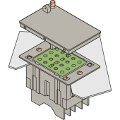 Клеммные соединения блок cpt-1 крышка для блоков напряжения, без перемычек, монтаж в панель, пломбировка | 1sna166646r0500 | te выгодная цена