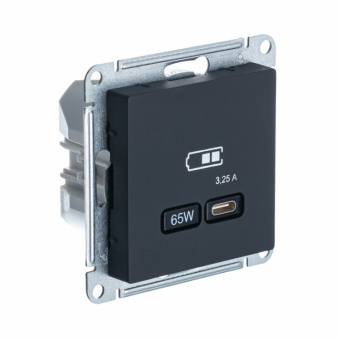 1Розетки, выключатели, звонки электрические atlasdesign карбон usb розетка тип-c 65w высокоскор.заряд. qc pd | atn001027 | se выгодная цена