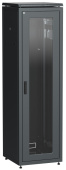 Шкафы и стойки телекоммуникационные 19 шкаф сетевой 19" linea n 33u 600х800 мм стеклянная передняя дверь черный | ln05-33u68-g | itk выгодная цена