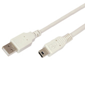 КОМПЬЮТЕРНЫЕ АКСЕССУАРЫ кабель mini usb (male) штекер - usb-a (male) штекер, длина 0,2 метра, белый (pe пакет) | 18-1131 | rexant выгодная цена