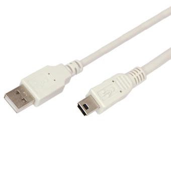 1КОМПЬЮТЕРНЫЕ АКСЕССУАРЫ кабель mini usb (male) штекер - usb-a (male) штекер, длина 0,2 метра, белый (pe пакет) | 18-1131 | rexant выгодная цена
