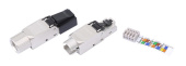 Разъемы RJ plud-8p8c-s-c6a-sh разъем полевой оконцовки rj-45 (8p8c) под витую пару, для одножиль. кабеля, toolless, категория 6a, экранир| 427413 | hyperline выгодная цена