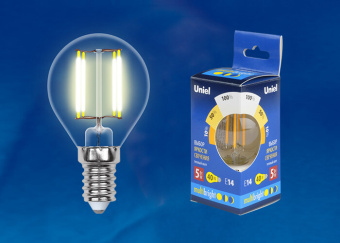 1Лампы (источники света) лампа светодиодная led-g45-5w/ww/e14/cl/mb glm10tr led. «шар», прозр серия multibright. 3000k 100-50-10 . | ul-00002369 | uniel выгодная цена