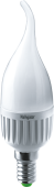 Лампы (источники света) лампа светодиодная led 7вт е14 230в 2700к nll-fc37-7-230-2.7k-e14-fr свеча на ветру матовая | 94495 | navigator выгодная цена