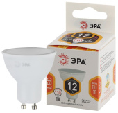 Лампы (источники света) лампа светодиодная эко led mr16-12w-827-gu10 (диод, софит, 12вт, тепл, gu10) | б0040889 | эра выгодная цена