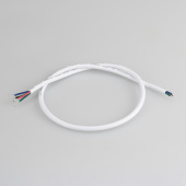 Ленты светодиодные провод питания arl-moonlight-20awg-4w-d4.5-cu-500 white | 028103 | arlight выгодная цена