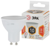 Лампы (источники света) лампа светодиодная led mr16-10w-827-gu10 | б0032997 | эра выгодная цена