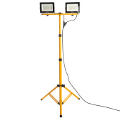 Прожекторы прожектор светодиодный ll-502 квадрат 2*30w 6400к 220v черный ip65 (на штативе) | 29567 | feron выгодная цена