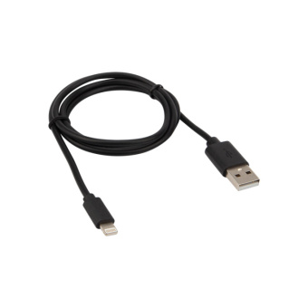 1КОМПЬЮТЕРНЫЕ АКСЕССУАРЫ usb кабель для iphone 5/6/7 моделей шнур 1 м черный | 18-1122 | rexant выгодная цена