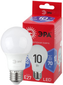 Лампы (источники света) лампа светодиодная эко led a60-10w-865-e27 r (диод, груша, 10вт, хол, e27) | б0045324 | эра выгодная цена