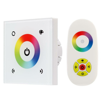 1Ленты светодиодные панель sens ln-082-rgb white (rf,12-24v, 144-288w) | 017958 | arlight выгодная цена