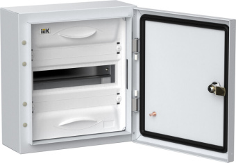 1Шкафы, боксы и аксессуары корпус металический щрн-12 (1х12) 335х310х140 ip54 белый titan 5 | ti5-50-n-012-54 | iek выгодная цена