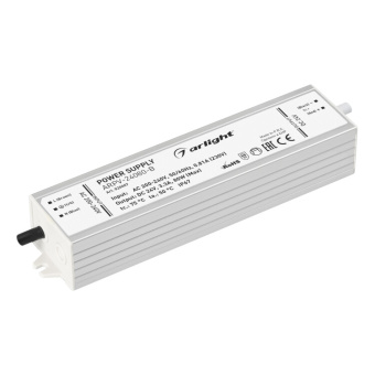 1Ленты светодиодные блок питания arpv-24080-b (24v, 3.3a, 80w) (arlight, ip67 металл, 3 года) | 020007 | arlight выгодная цена