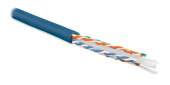 Кабель витая пара (UTP, FTP) кабель витая пара uutp4-c6-s23-in-pvc-bl-305 (305м) неэкр.u/utp,кат.6,4п.(23awg),одн.(solid),с разд.,pvc,–20°c–+75°c,синий | 42049 | hyperline выгодная цена