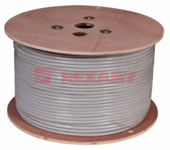 1Кабель витая пара (UTP, FTP) кабель витая пара sstp 4pr 23awg, cat7, бухта 305 м | 01-0542 | rexant выгодная цена