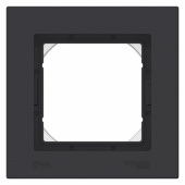 Розетки, выключатели, звонки электрические atlasdesign aqua карбон 1-постовая рамка ip44 | atn441001 | se выгодная цена