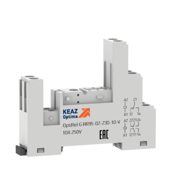 1Реле розетка для реле optirel g rr95-02-230-10-v кэаз | 281173 | кэаз выгодная цена