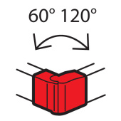 Кабельные каналы внешний изменяемый угол - от 60° до 120° - для кабель-каналов metra 160x50 | 638092 | legrand выгодная цена