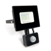 Прожекторы прожектор светодиодный с датчиком ll-907 ip44 30w 6400k | 29557 | feron выгодная цена