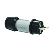 Разъемы промышленные вилка schuko 16a 3p(2p+e) 250v ip44 серый multi-grip 7371 i 7371-bals i bals выгодная цена
