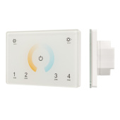 Ленты светодиодные панель sens smart-p81-mix white (230v, 4 зоны, 2.4g) (arlight, ip20 пластик, 5 лет) | 028400 | arlight выгодная цена