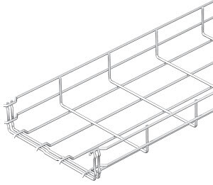 1Лотки кабельные металлические проволочный лоток 55x100x3000 (grm 55 100 a4) | 6001088 | obo bettermann выгодная цена