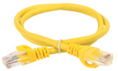 Патч-корды коммутационный шнур кат. 6 utp pvc 3м желтый | pc05-c6u-3m | itk выгодная цена