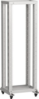 1Шкафы и стойки телекоммуникационные 19 itk linea f стойка 2-рамная на рол. 33u 600х600мм серая | lf35-33u66-2rm | itk выгодная цена