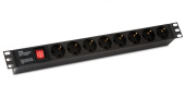 Шкафы и стойки телекоммуникационные 19 блок розеток she19-8sh-s-iecд.19"шк.,горизонт.,с выкл.с подсв.,8 роз.schuko(10а),250в,без каб.пит.,482.6х44.4х44.4мм(шхвхг) | 255002 | hyperline выгодная цена