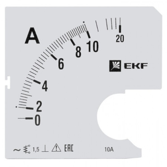 1Измерительное оборудование шкала сменная для a961 10/5а-1,5 ekf proxima | s-a961-10 | ekf выгодная цена