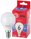 Лампы (источники света) лампа светодиодная red line led p45-6w-865-e14 r e14 / е14 6вт шар холодный дневной свет | б0045356 | эра выгодная цена