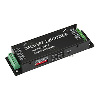 1Ленты светодиодные dmx-декодер ln-dmx-spi (5-24v, 170 pix) | 016926 | arlight выгодная цена