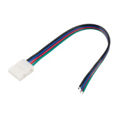 Ленты светодиодные коннектор выводной fix-rgb-10mm-150mm-x1 (4-pin) | 023952 | arlight выгодная цена