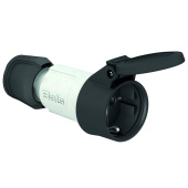 Разъемы промышленные розетка кабельная schuko 16a 3p(2p+e) 250v ip54 серый multi-grip 7487 i 7487-bals i bals выгодная цена