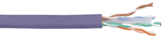 1Кабель витая пара (UTP, FTP) каб. в. п. u/utp кат. 6 4х2х23awg solid lszh 305м фиол. | lc1-c604-126 | itk выгодная цена